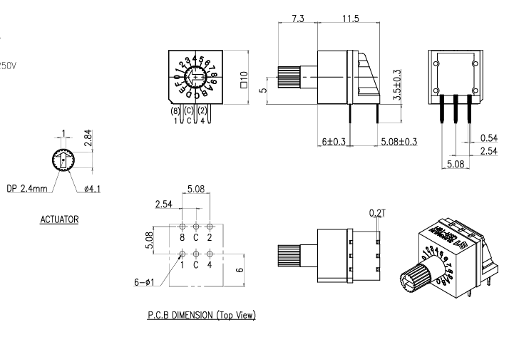 rotary code switch QSR-16H-05.png